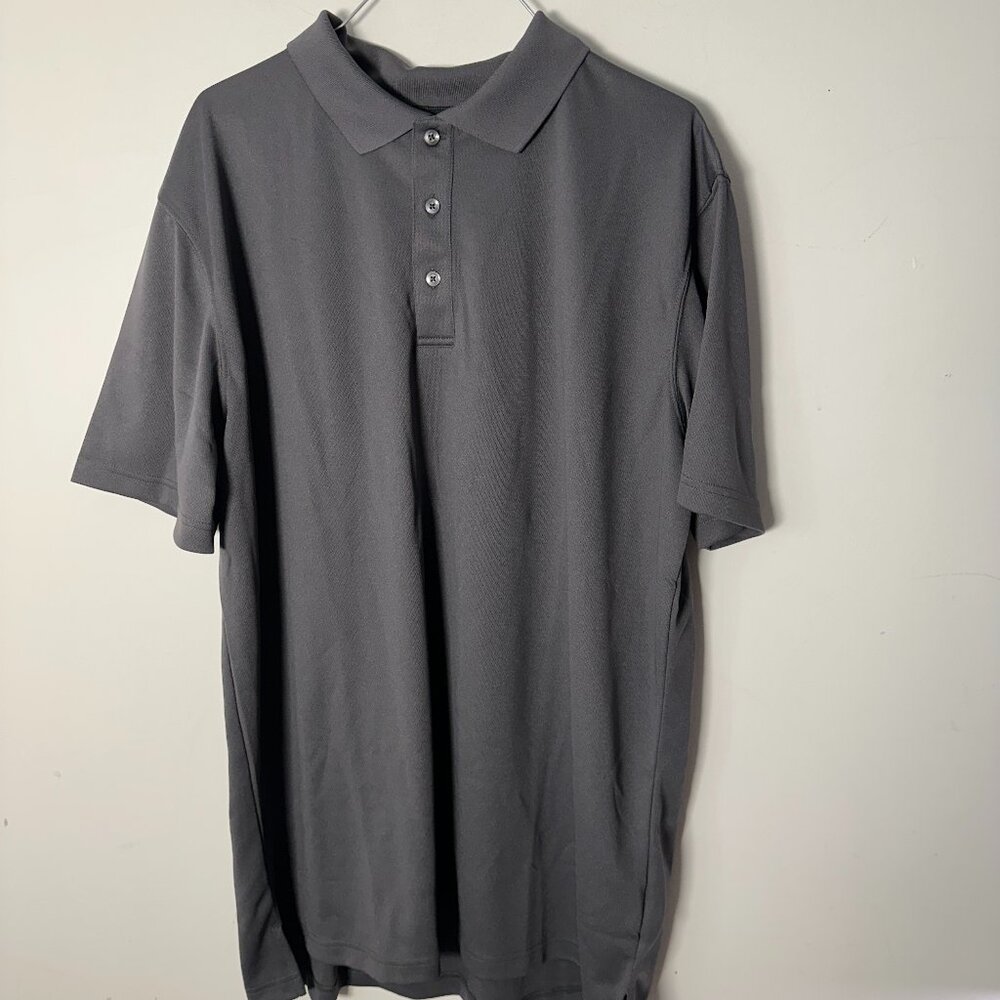 EUC Edwards Mens Shirt Antimicrobial Wicking Dark Gray XL KFT